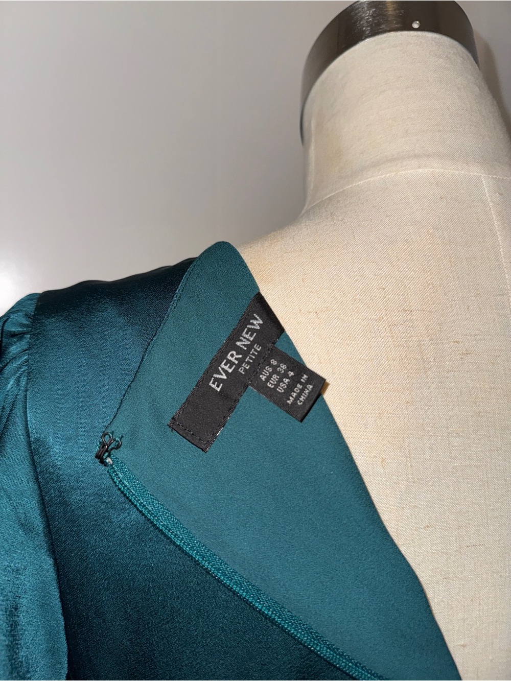 Ever New Deep Teal Wrap-Style Midi Dress - Picture 6 of 6